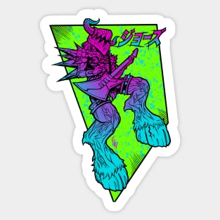 Jaws of Death Sticker